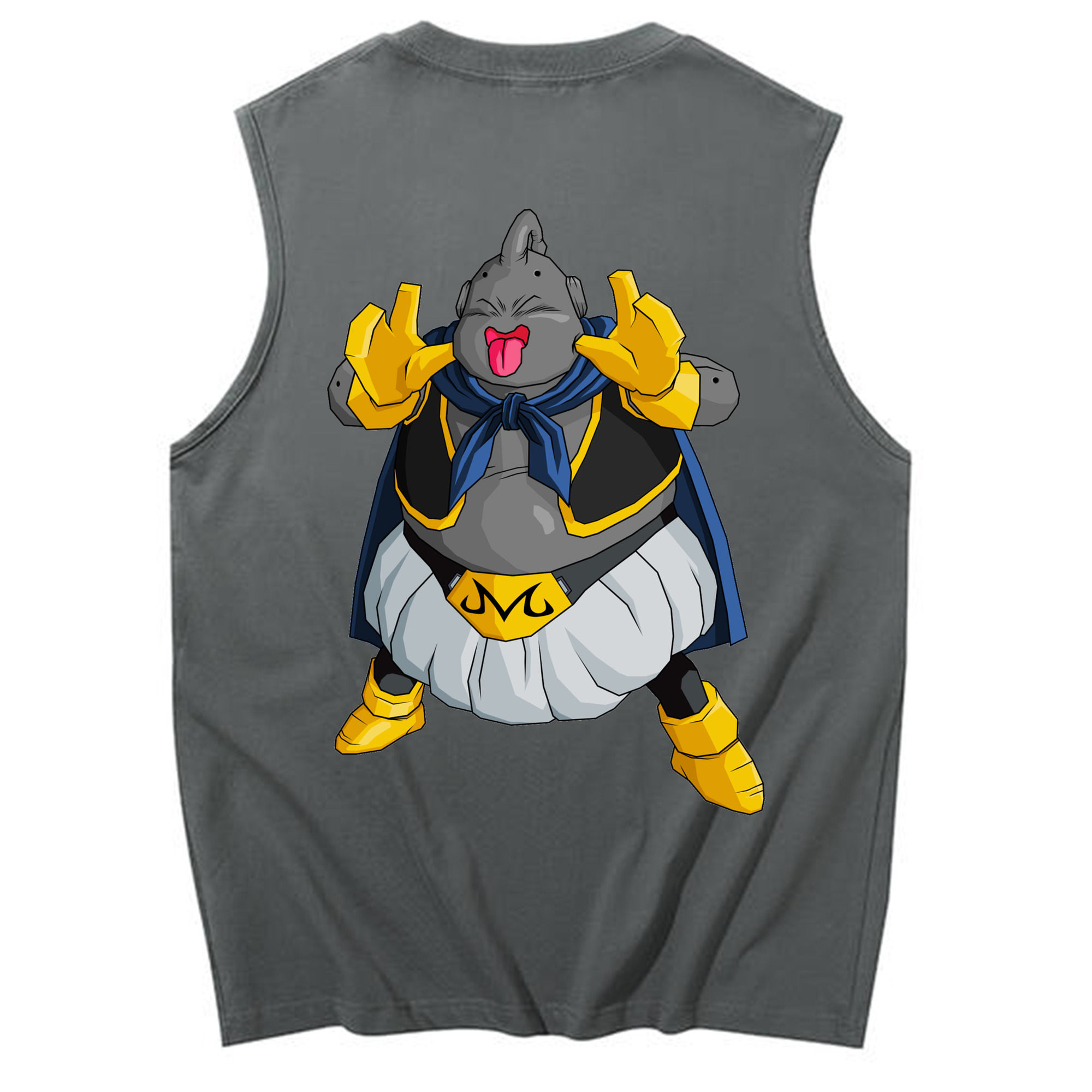 （画像用） ドラゴンボール 魔人ブウ DRAGON BALL Majin Buu コットン100％タンクトップ（背面プリント）